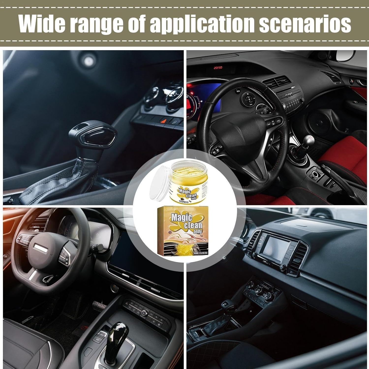 Miniatura 3 de Gel limpiador de polvo para automóvil